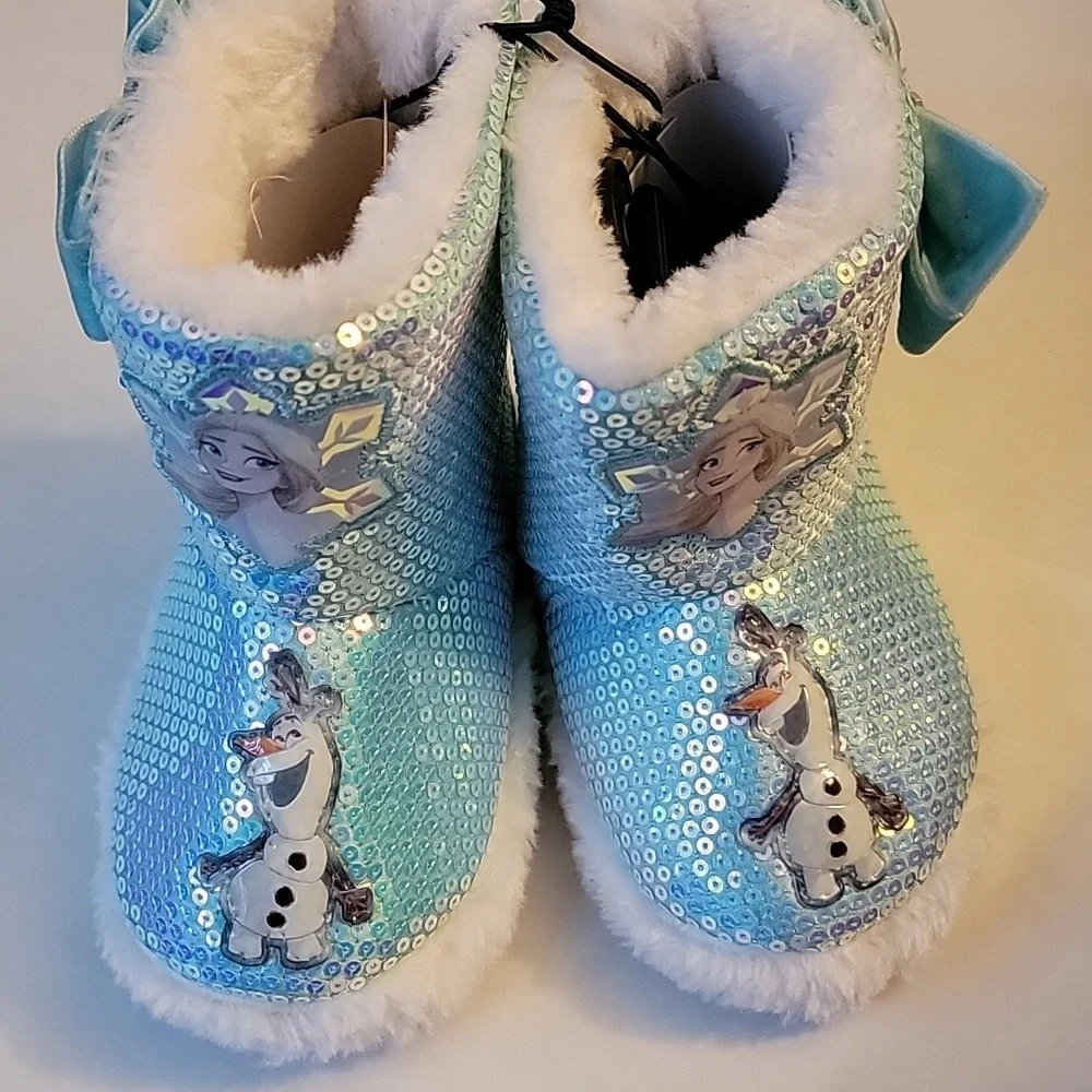 Frozen toddler girls' slippers booties